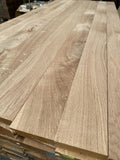 Eiken parketvloer massief. Onbehandeld. Rustiek. AB. 20,4x80. 12,48m2.
