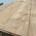 Eiken parketvloer. Gerookt. AB. 18x210. 8,57 m2.