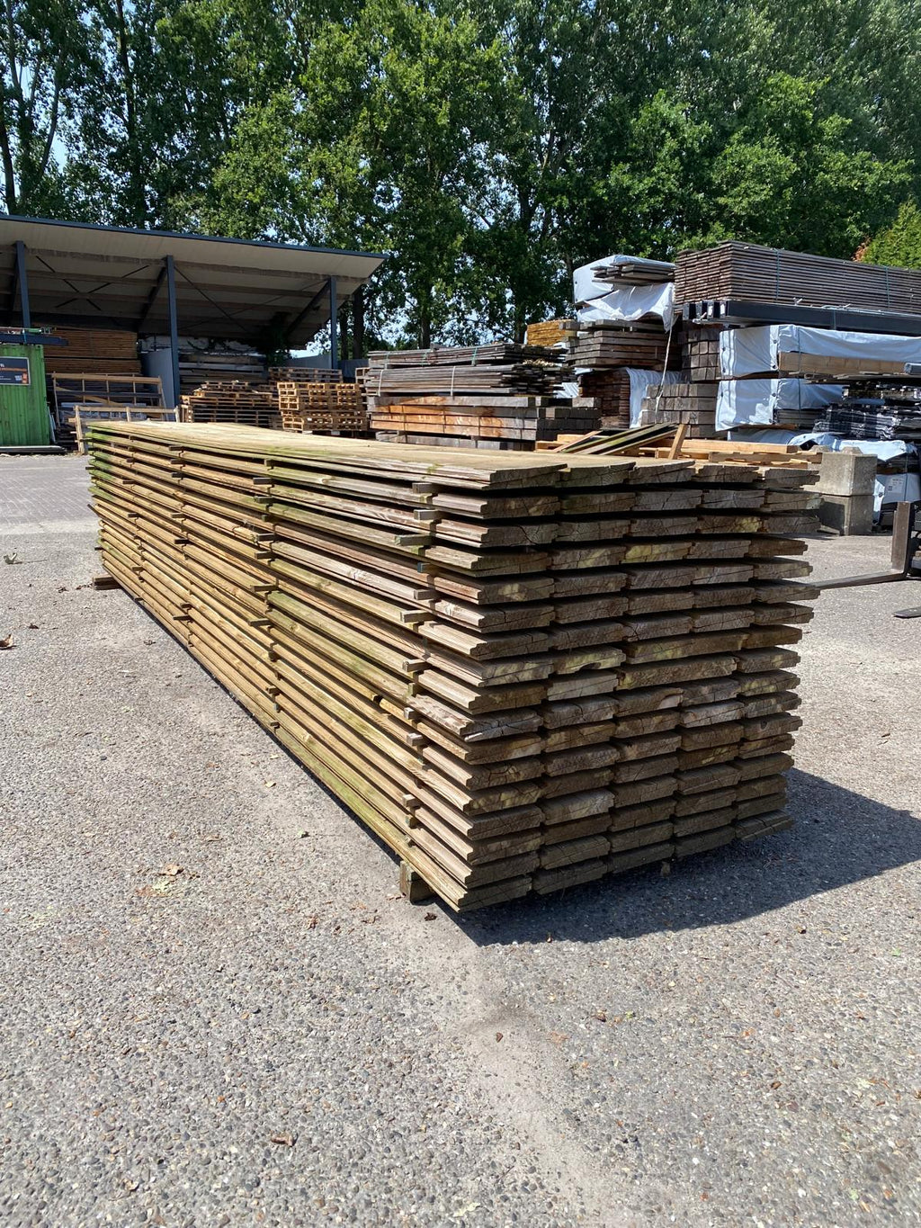 Grenen Zweeds Rabat. 8/24x 175x5000mm. 170 stuks