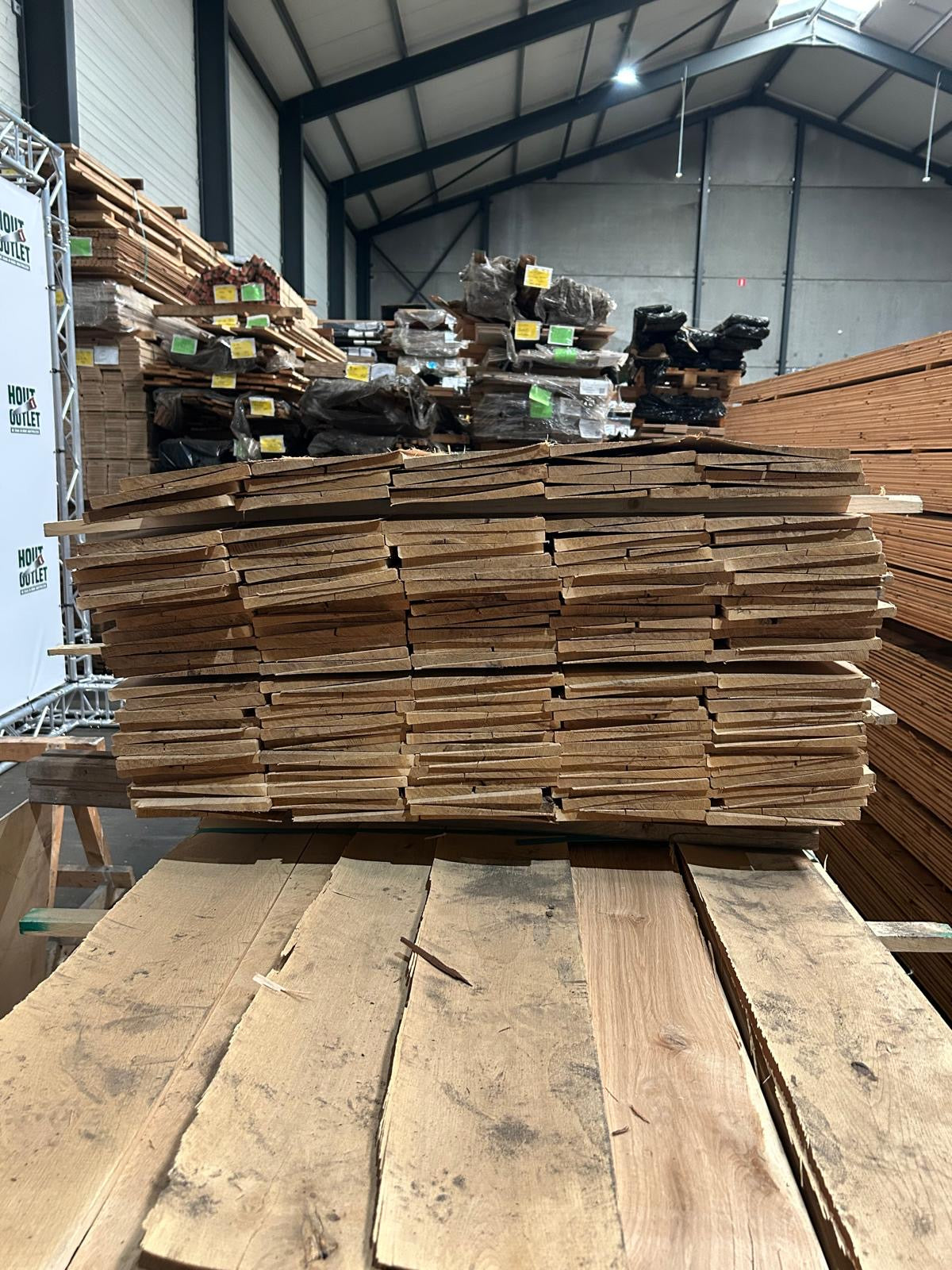 Eiken houten planken. Pak 1