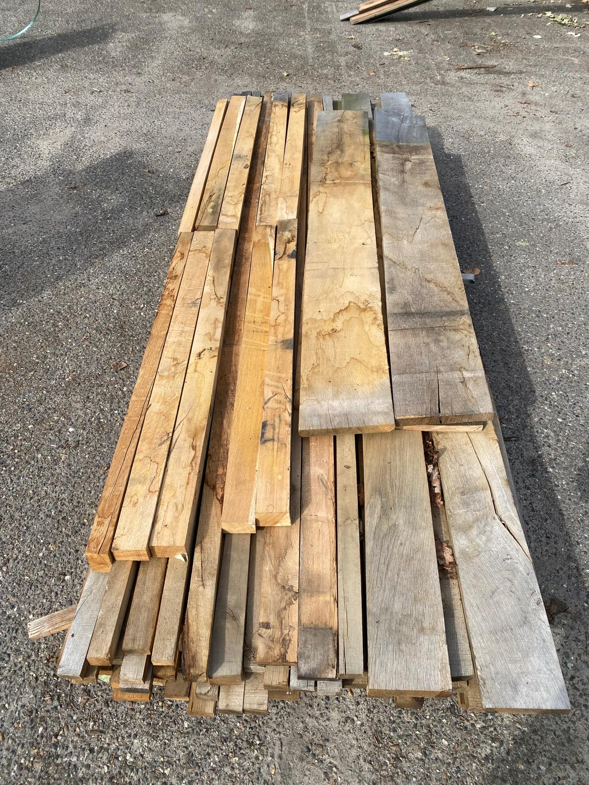 Eiken mixpakket. 0,43 m3