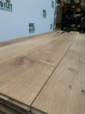Eiken parketvloer. Dubbel Gerookt. AB. 18x245. 44,01m2.