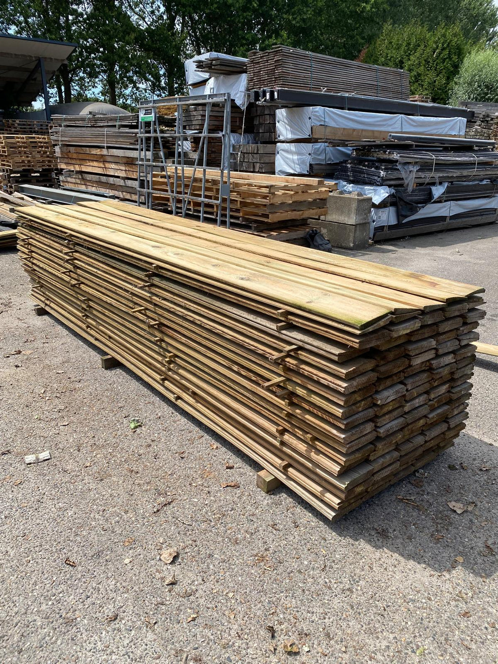 Grenen Zweeds Rabat. 8/24x 175x4000mm. 157 stuks