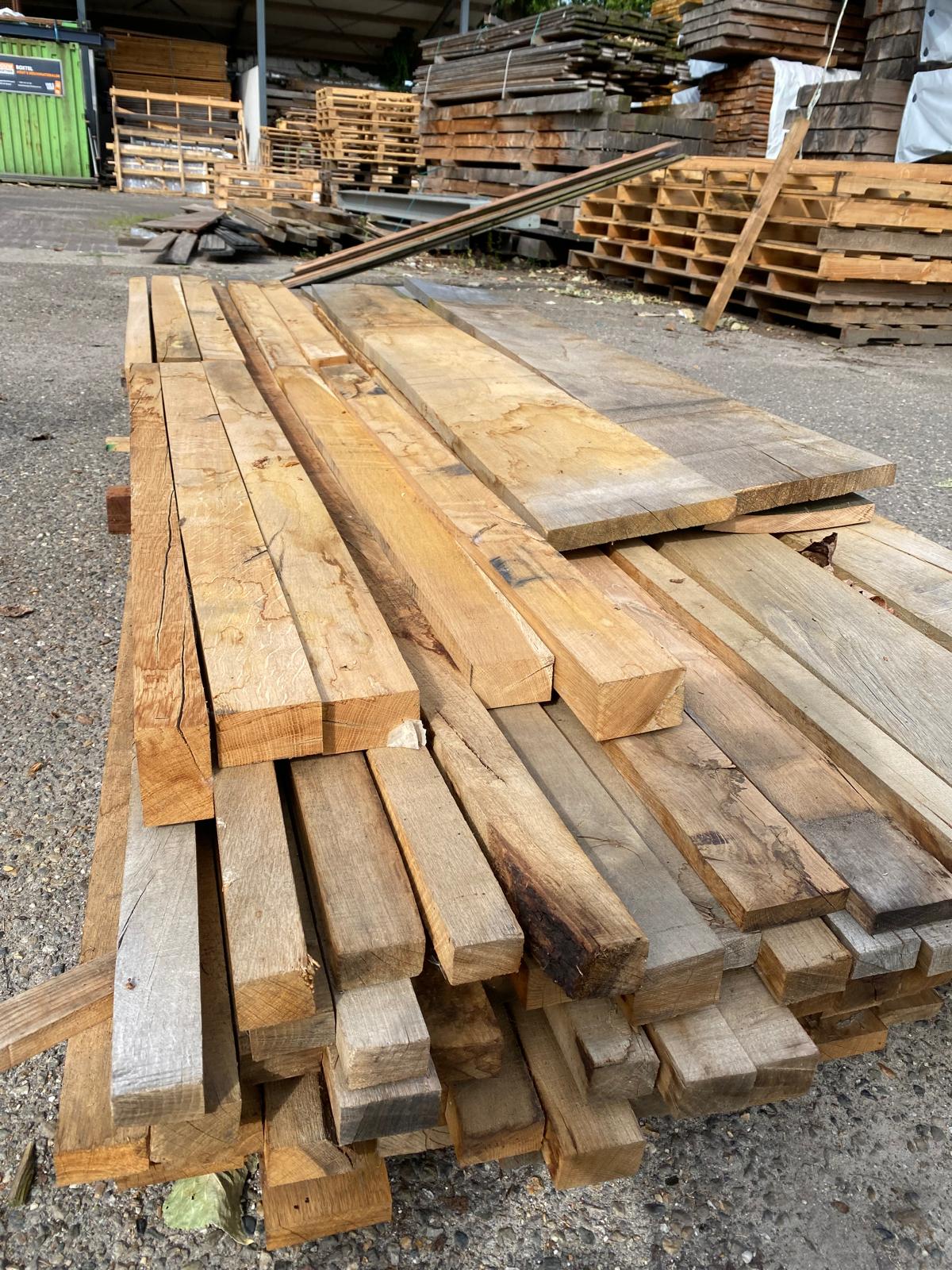 Eiken mixpakket. 0,43 m3