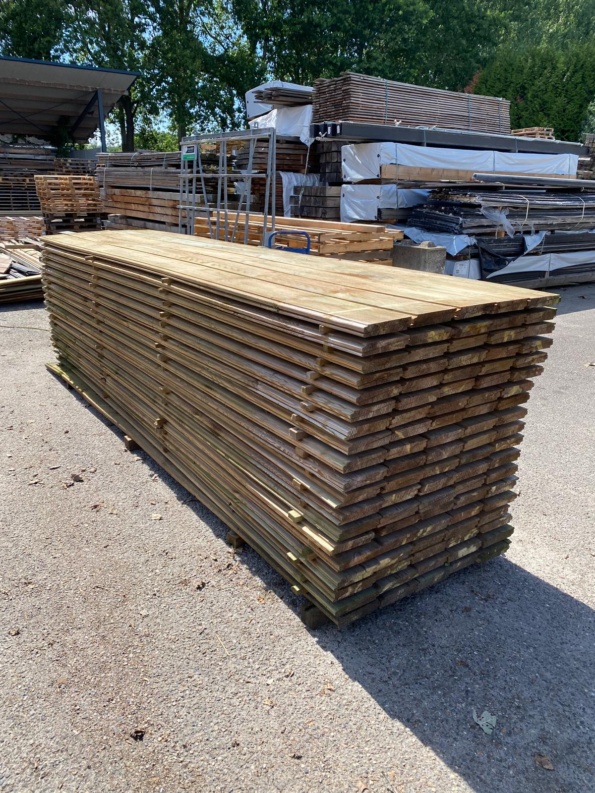 Grenen Zweeds Rabat. 8/24x 175x4000mm. 190 stuks